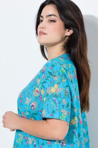 Plus size veliki brojevi Bluza kratkih rukava A kroja za punije