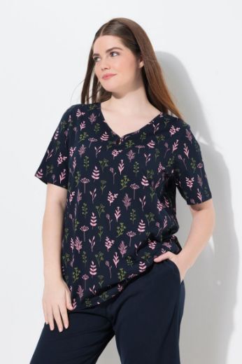 Plus size veliki brojevi Pidžama gornji dio kratkih rukava za punije