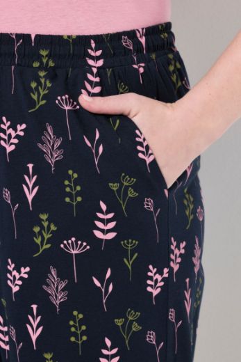 Plus size veliki brojevi Pidžama donji dio skraćenih nogavica za punije