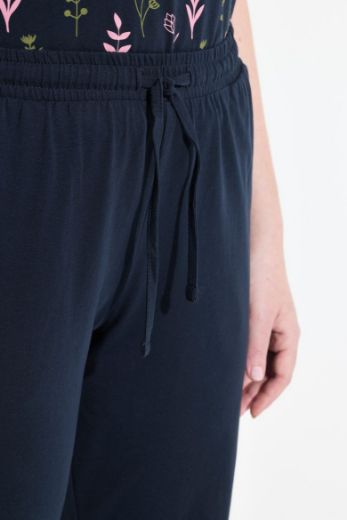 Plus size veliki brojevi Pidžama donji dio skraćenih nogavica za punije