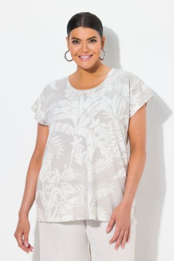 Plus size veliki brojevi Majica kratkih rukava okruglog ovratnika za punije