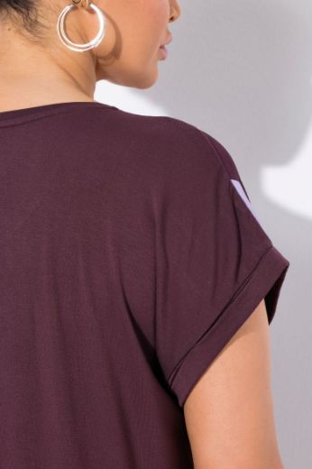 Plus size veliki brojevi Majica kratkih rukava okruglog ovratnika za punije
