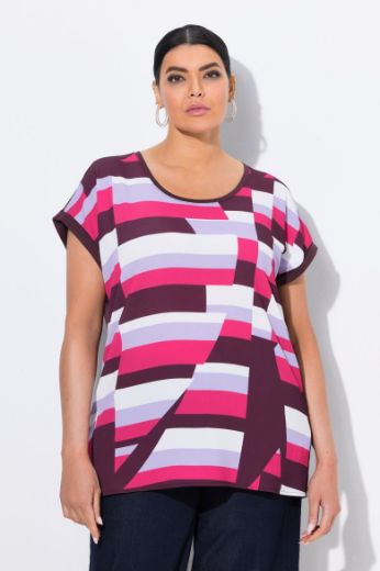 Plus size veliki brojevi Majica kratkih rukava okruglog ovratnika za punije