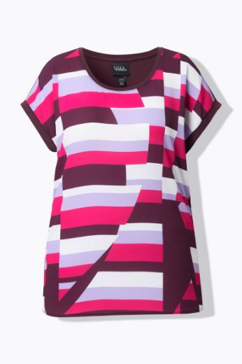 Plus size veliki brojevi Majica kratkih rukava okruglog ovratnika za punije