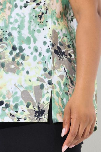 Plus size veliki brojevi Majica kratkih rukava okruglog ovratnika za punije