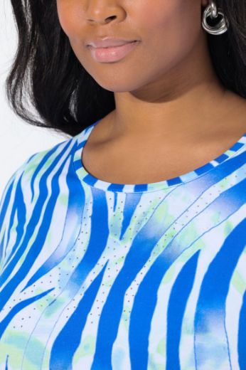 Plus size veliki brojevi Majica kratkih rukava okruglog ovratnika za punije
