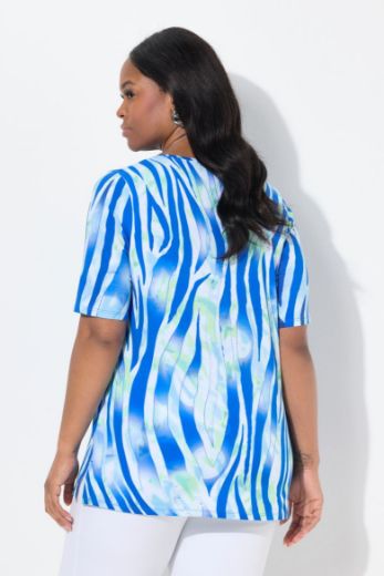 Plus size veliki brojevi Majica kratkih rukava okruglog ovratnika za punije
