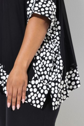 Plus size veliki brojevi Bluza od šifona šireg kroja za punije