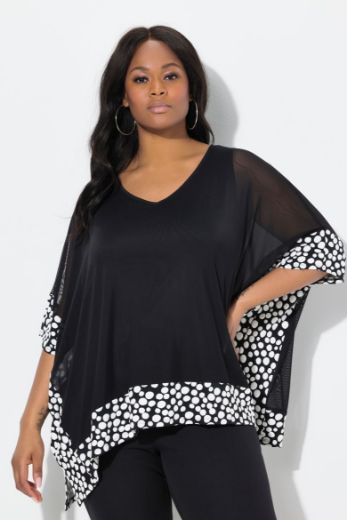 Plus size veliki brojevi Bluza od šifona šireg kroja za punije