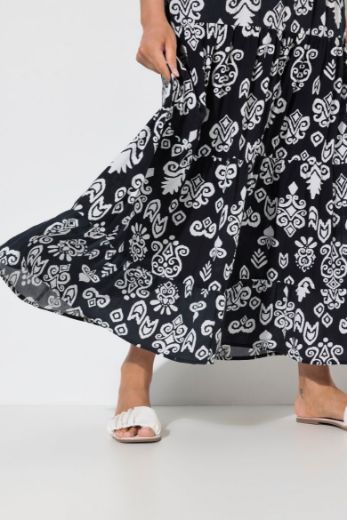 Plus size veliki brojevi Suknja na volane A kroja za punije