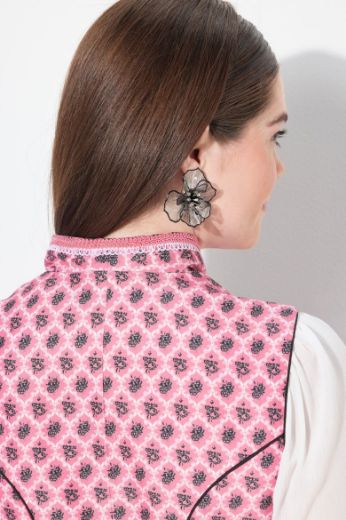 Plus size veliki brojevi Haljina dirndl V ovratnika za punije