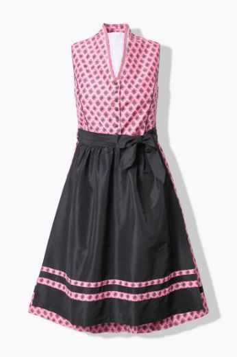 Plus size veliki brojevi Haljina dirndl V ovratnika za punije