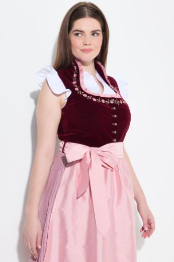 Plus size veliki brojevi Haljina dirndl za punije