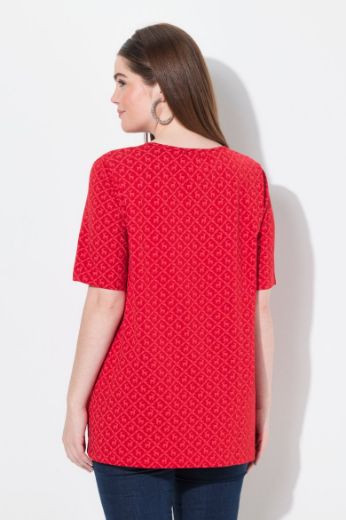 Plus size veliki brojevi Majica kratkih rukava dužeg A kroja za punije