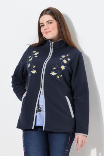 Plus size veliki brojevi Majica dugih rukava od flisa s patentnim zatvaračem za punije
