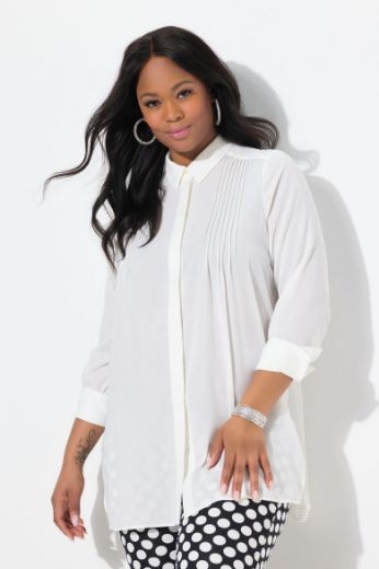 Plus size veliki brojevi Bluza dugih rukava A kroja za punije