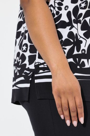 Plus size veliki brojevi Majica kratkih rukava V ovratnika za punije