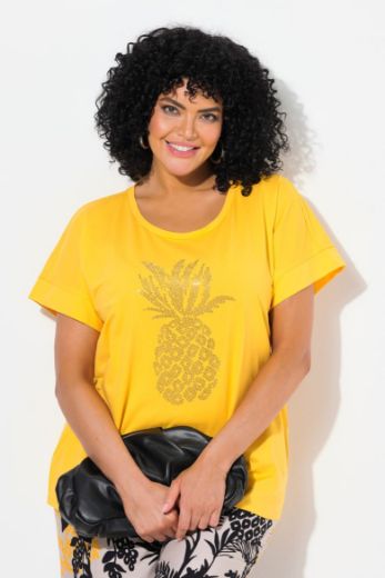 Plus size veliki brojevi Majica kratkih rukava okruglog ovratnika za punije
