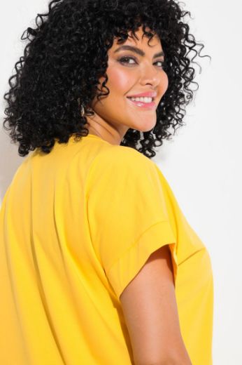 Plus size veliki brojevi Majica kratkih rukava okruglog ovratnika za punije