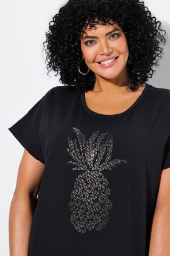 Plus size veliki brojevi Majica kratkih rukava okruglog ovratnika za punije