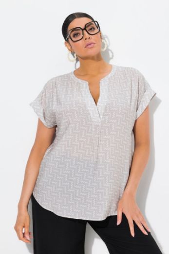 Plus size veliki brojevi Tunika kratkih rukava za punije