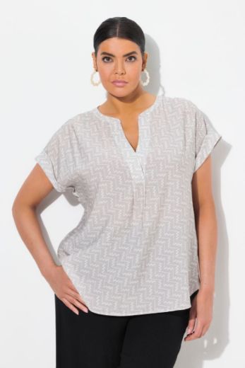 Plus size veliki brojevi Tunika kratkih rukava za punije