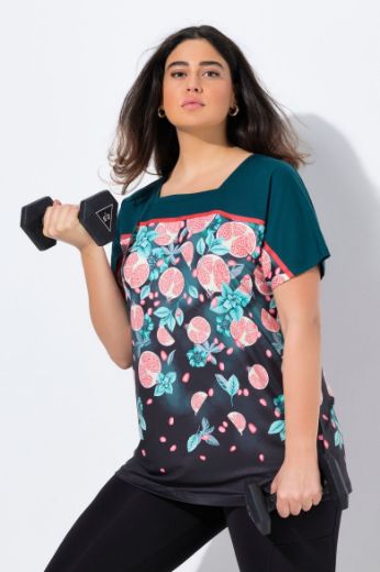 Plus size veliki brojevi Majica kratkih rukava sportska za punije
