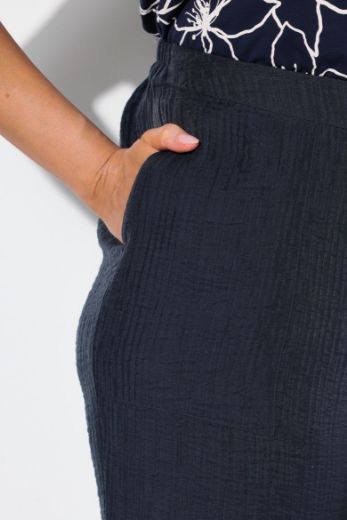 Plus size veliki brojevi Hlače širokih skraćenih nogavica za punije