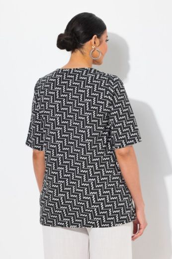 Plus size veliki brojevi Majica kratkih rukava V ovratnika za punije