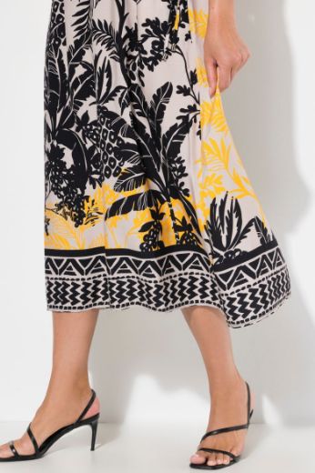 Plus size veliki brojevi Haljina maxi kratkih rukava za punije