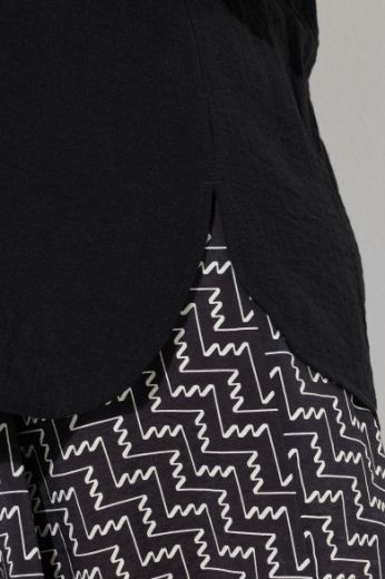 Plus size veliki brojevi Košulja 3/4 rukava A kroja za punije