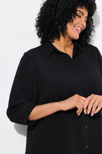 Plus size veliki brojevi Košulja 3/4 rukava A kroja za punije