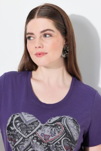 Plus size veliki brojevi Majica kratkih rukava okruglog ovratnika za punije