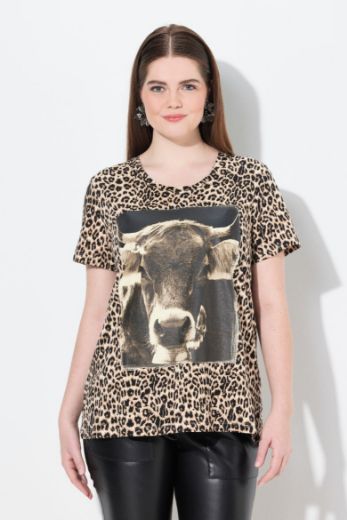 Plus size veliki brojevi Majica kratkih rukava okruglog ovratnika za punije