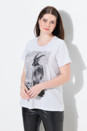 Plus size veliki brojevi Majica kratkih rukava okruglog ovratnika za punije