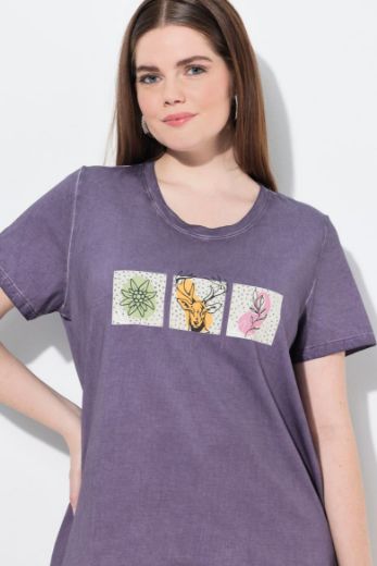 Plus size veliki brojevi Majica kratkih rukava okruglog ovratnika za punije
