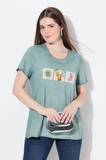 Plus size veliki brojevi Majica kratkih rukava okruglog ovratnika za punije