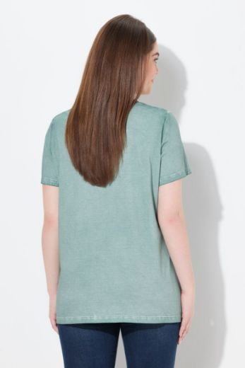 Plus size veliki brojevi Majica kratkih rukava okruglog ovratnika za punije