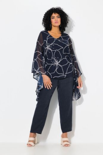 Plus size veliki brojevi Bluza od šifona šireg kroja za punije