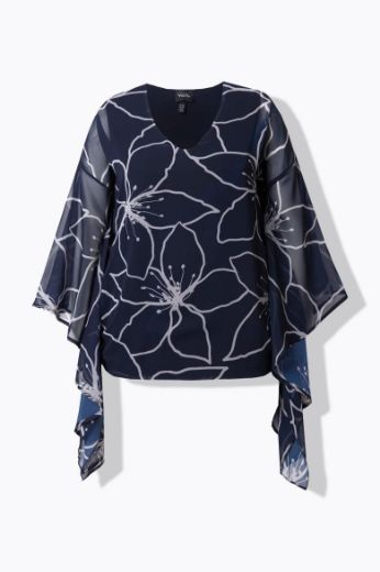 Plus size veliki brojevi Bluza od šifona šireg kroja za punije