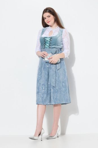 Plus size veliki brojevi Haljina dirndl za punije