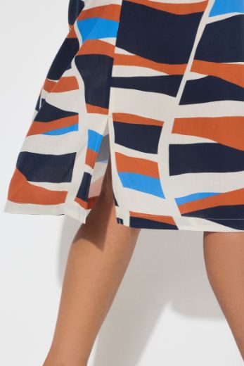 Plus size veliki brojevi Haljina midi kratkih rukava za punije