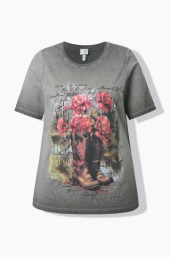 Plus size veliki brojevi Majica kratkih rukava okruglog ovratnika za punije