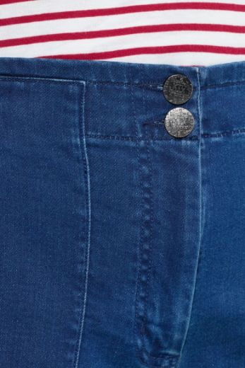 Plus size veliki brojevi Traperice širokih nogavica za punije