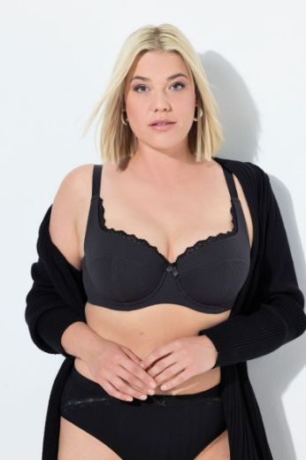 Plus size veliki brojevi Grudnjak sa žicom s dodatkom ukrasne čipke za punije