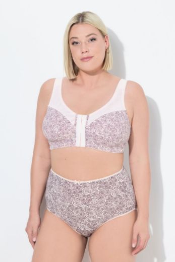 Plus size veliki brojevi Grudnjak bez žica s prednjim kopčanjem za punije