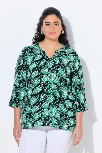 Plus size veliki brojevi Tunika na kopčanje za punije