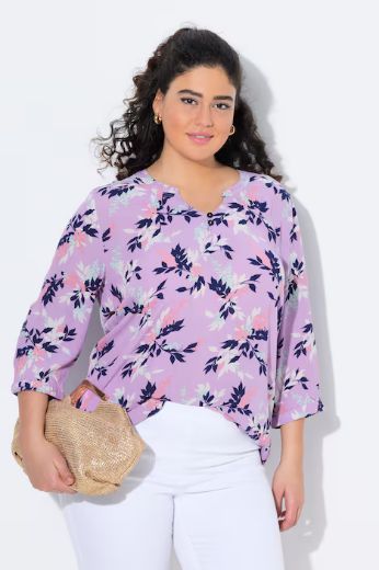 Plus size veliki brojevi Tunika na kopčanje za punije