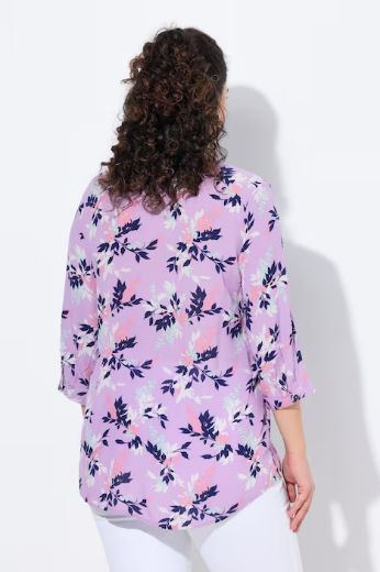 Plus size veliki brojevi Tunika na kopčanje za punije