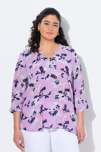 Plus size veliki brojevi Tunika na kopčanje za punije
